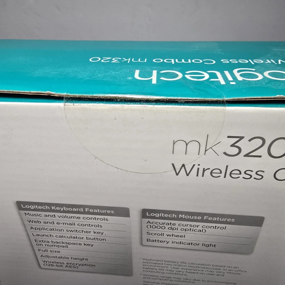 Logitech wireless desktop